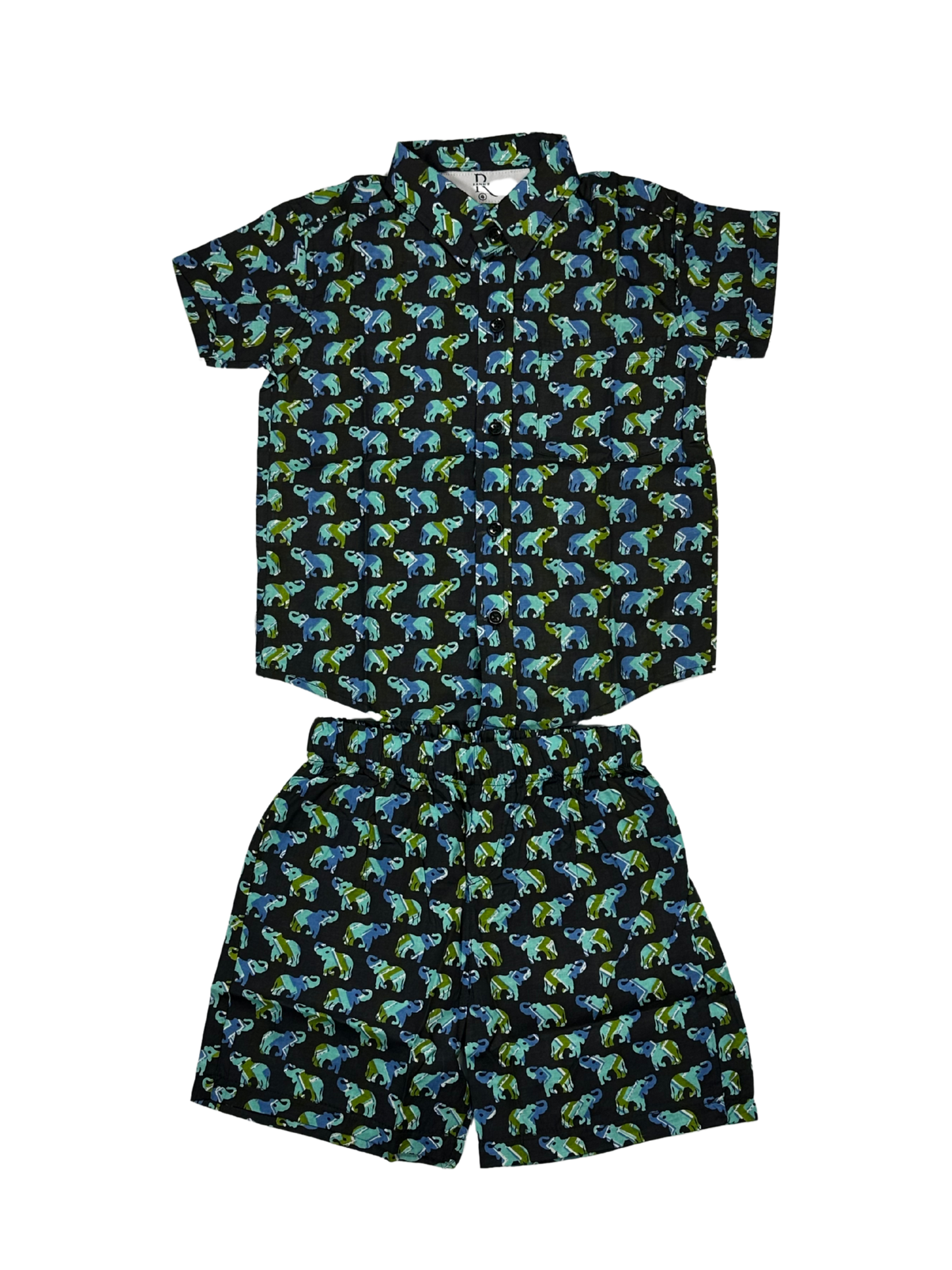 Kids' Elephant Print Co-ord Set – Trendy & Comfortable Outfit