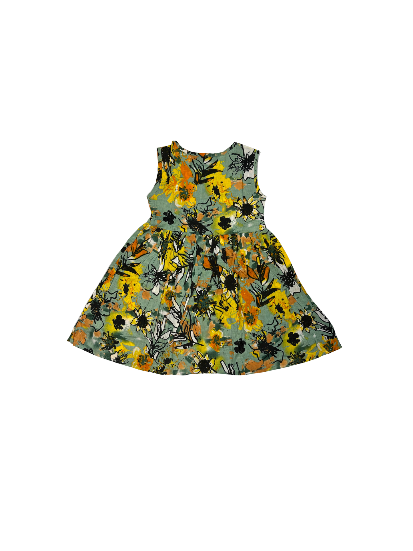 Floral Sleeveless Summer Dress – Elegant & Comfortable