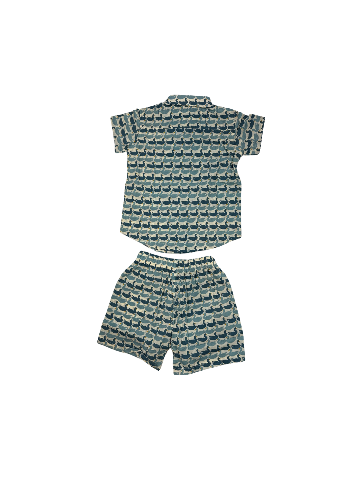 Kids' Swan Print Co-ord Set – Ocean-Inspired Comfort & Style